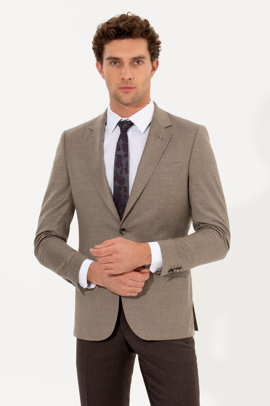 Camel Slim Fit Ceket - 50258858176