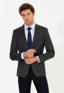 Antrasit Slim Fit Ceket