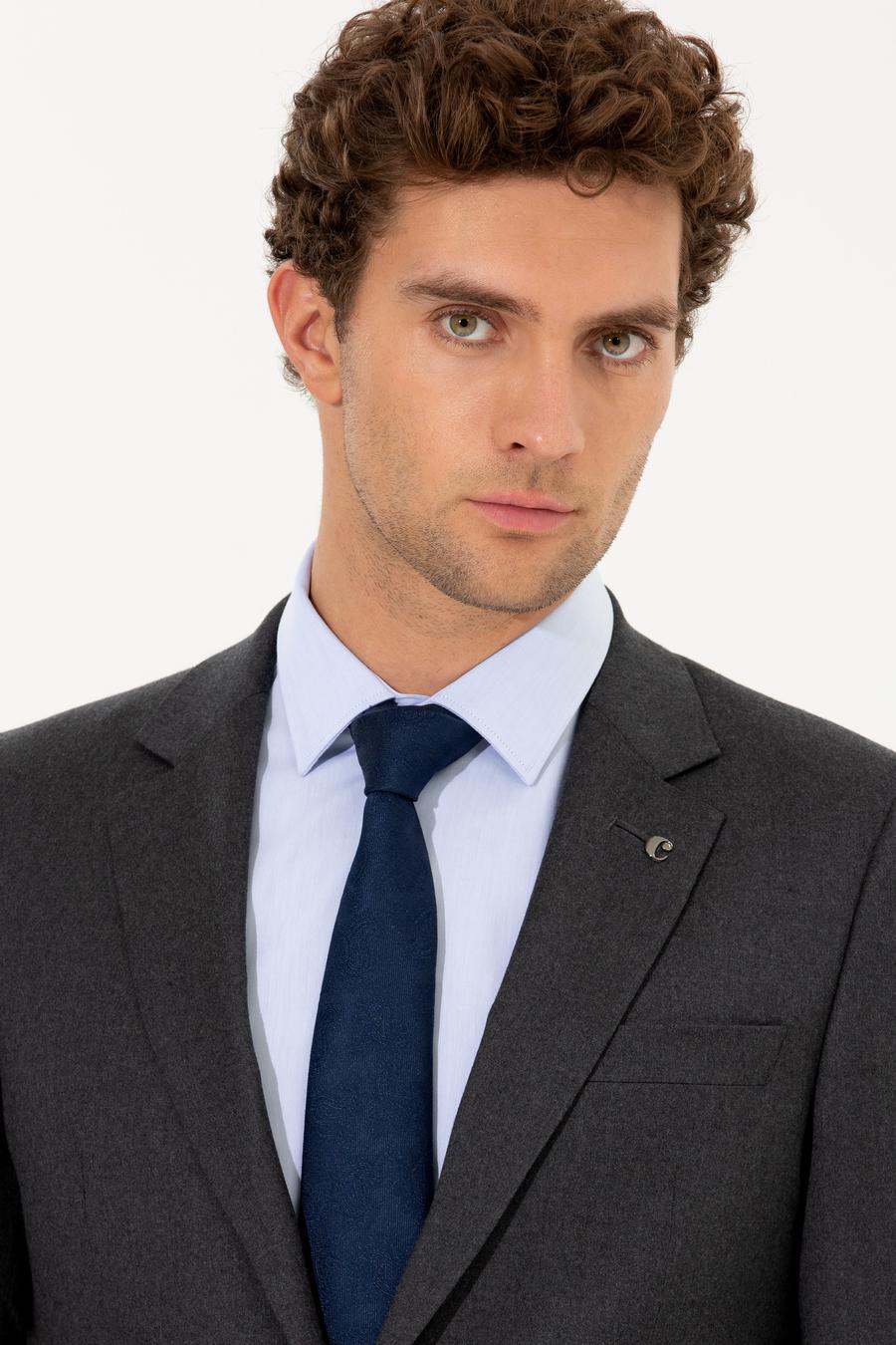 Antrasit Slim Fit Ceket - 50258858014