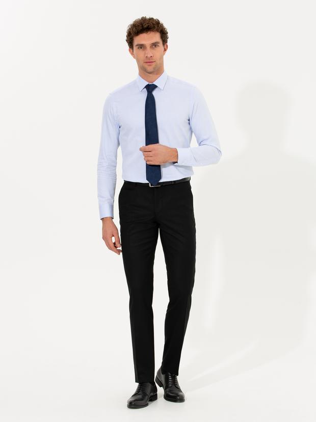 Siyah Slim Fit Kumaş Pantolon