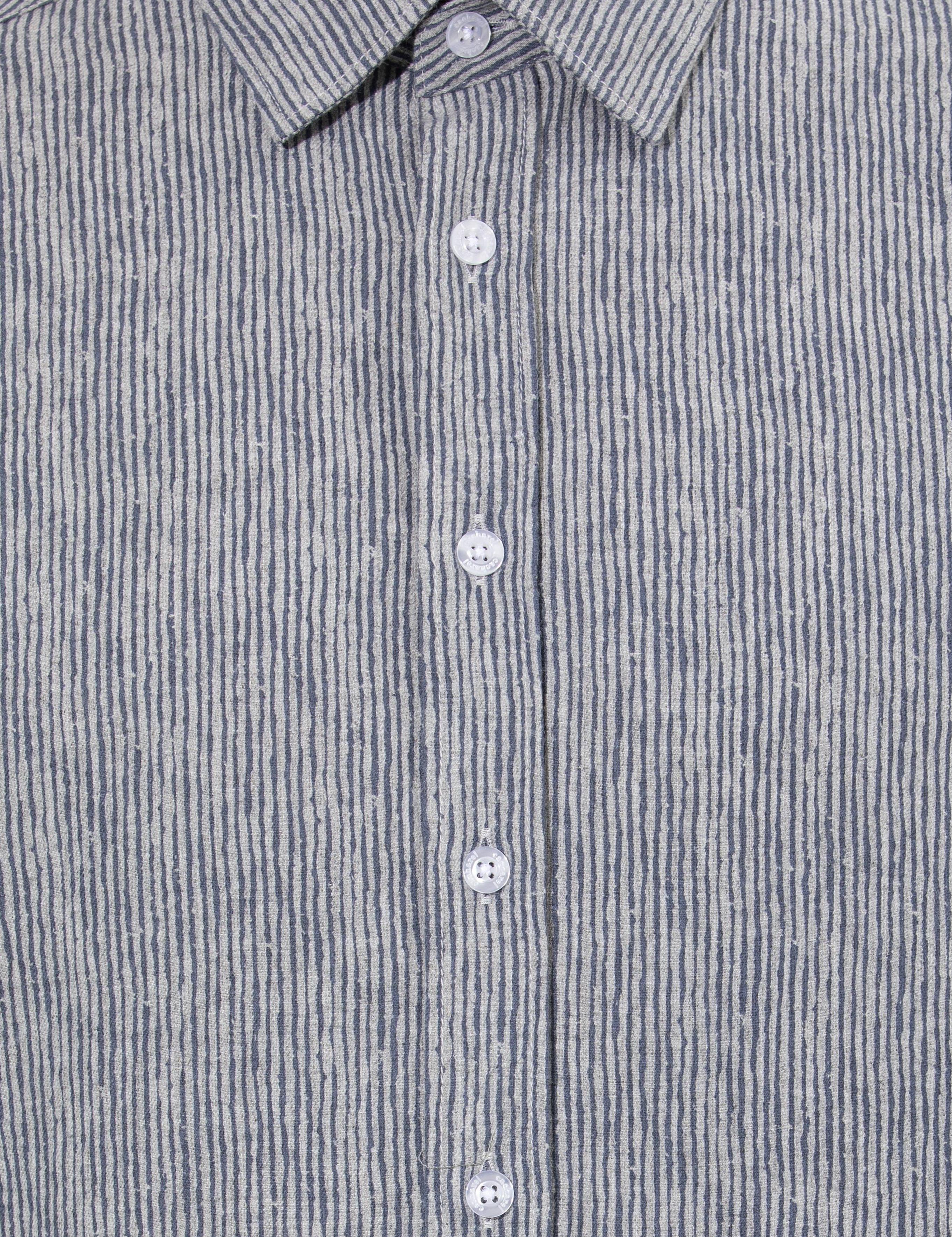 Lacivert Slim Fit Uzun Kollu Gömlek - 50255618115