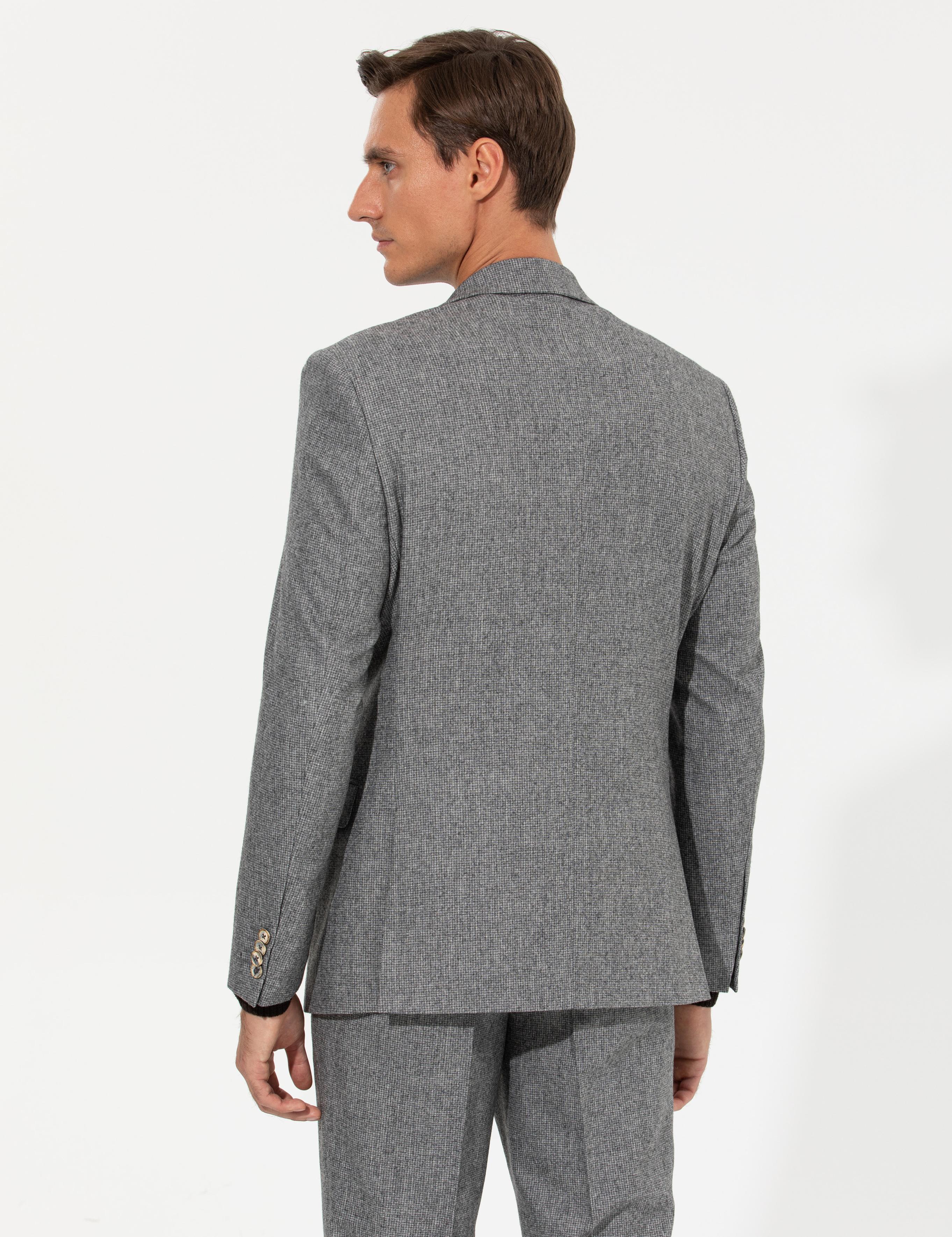 Antrasit Slim Fit Ceket - 50255909008