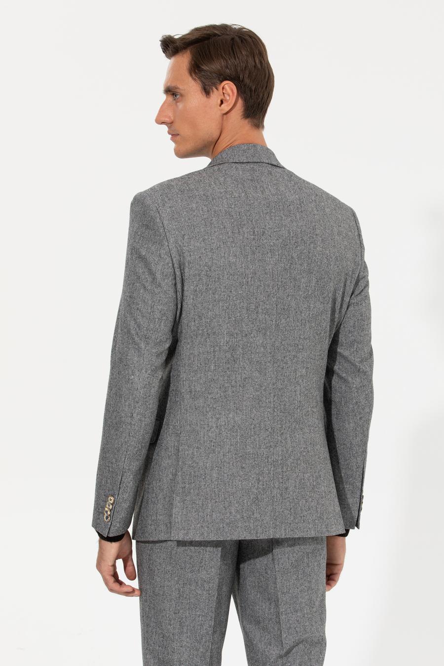 Antrasit Slim Fit Ceket - 50255909008