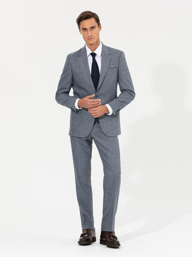 İndigo Slim Fit Ceket