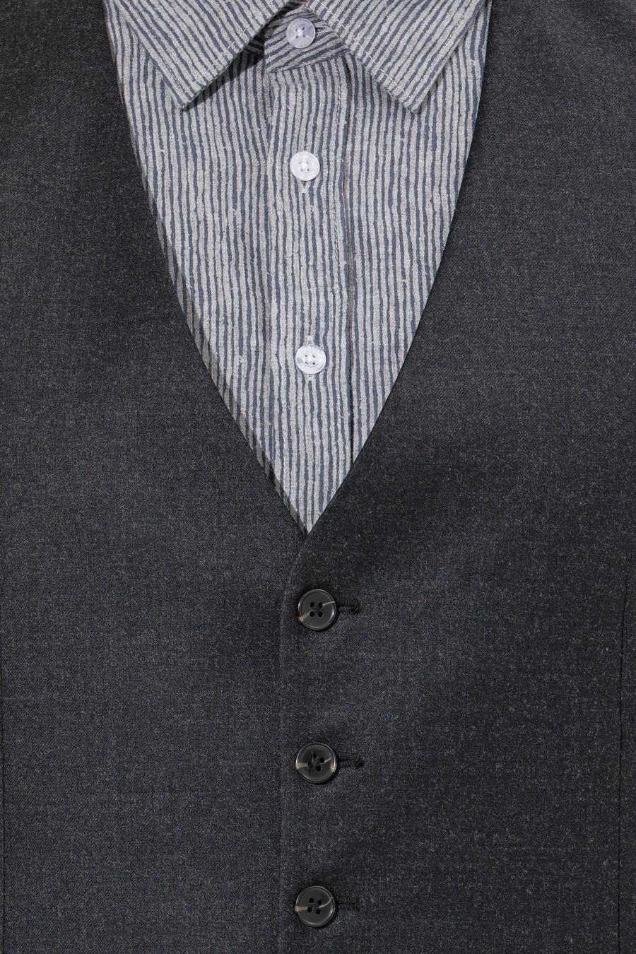Siyah Slim Fit Yelek - 50257927016