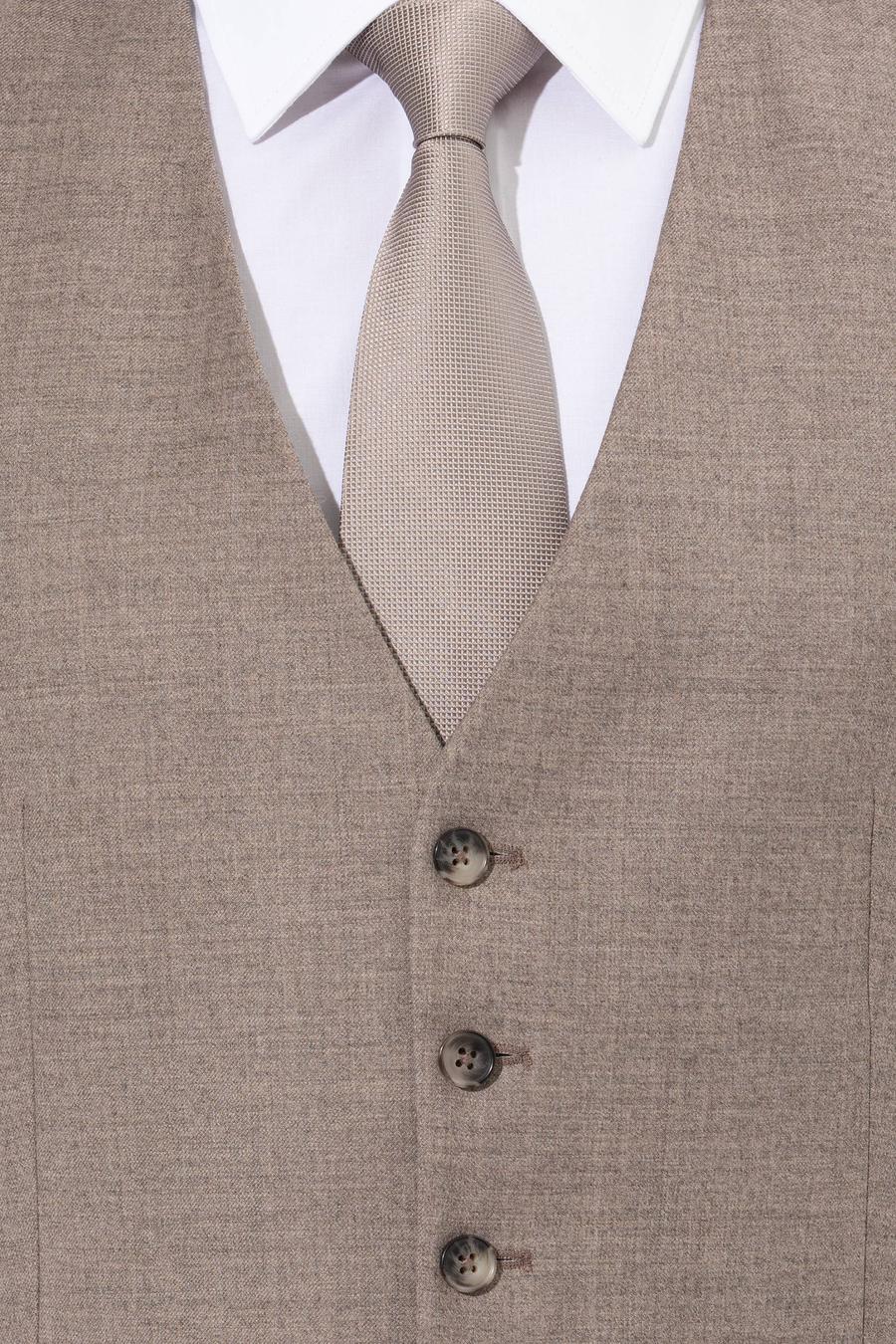 Bej Slim Fit Yelek - 50257927039