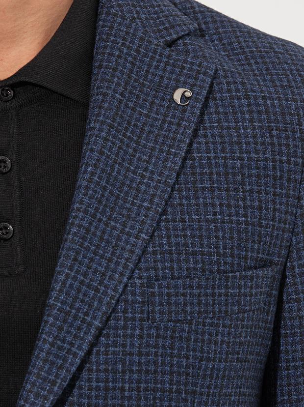 Petrol Slim Fit Ceket