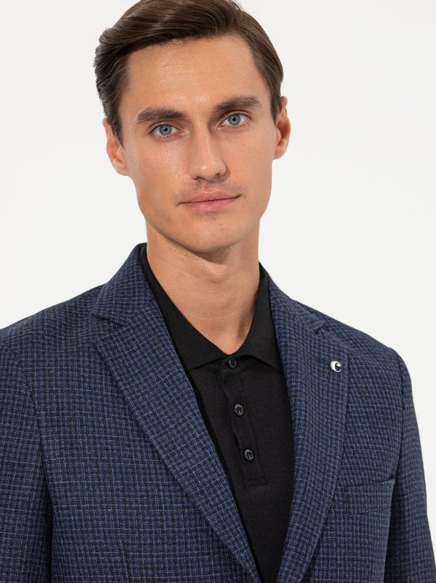 Petrol Slim Fit Ceket