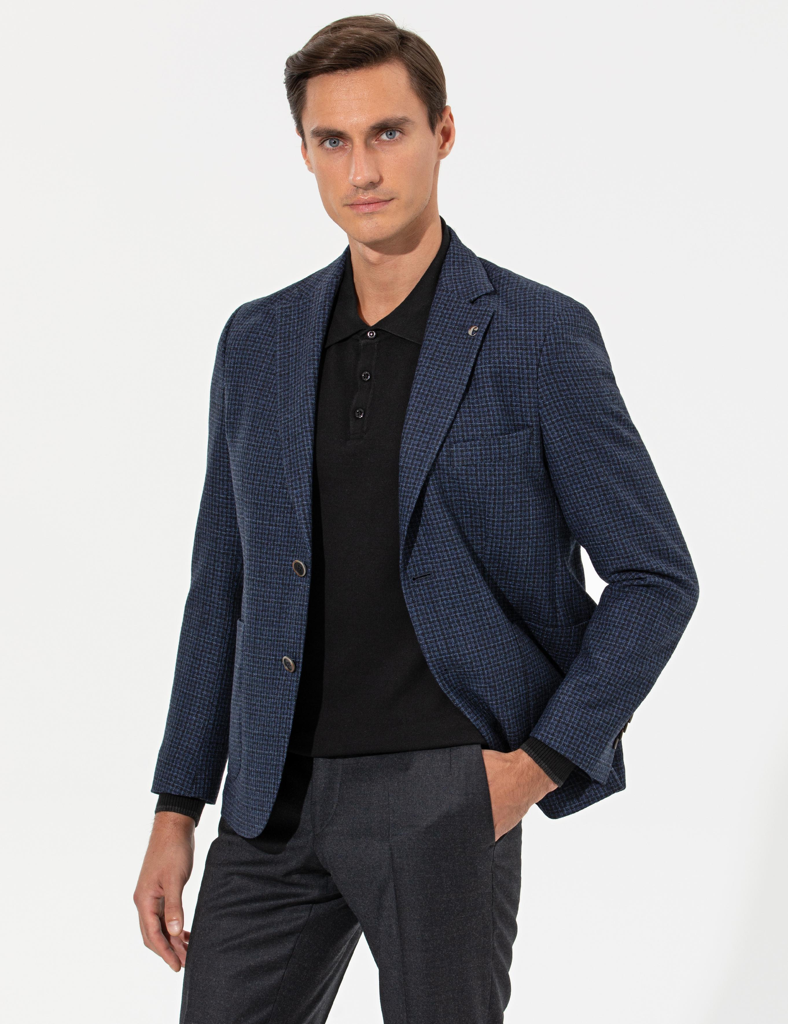 Petrol Slim Fit Ceket - 50267042017
