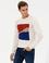 Ekru Slim Fit Bisiklet Yaka Triko Kazak
