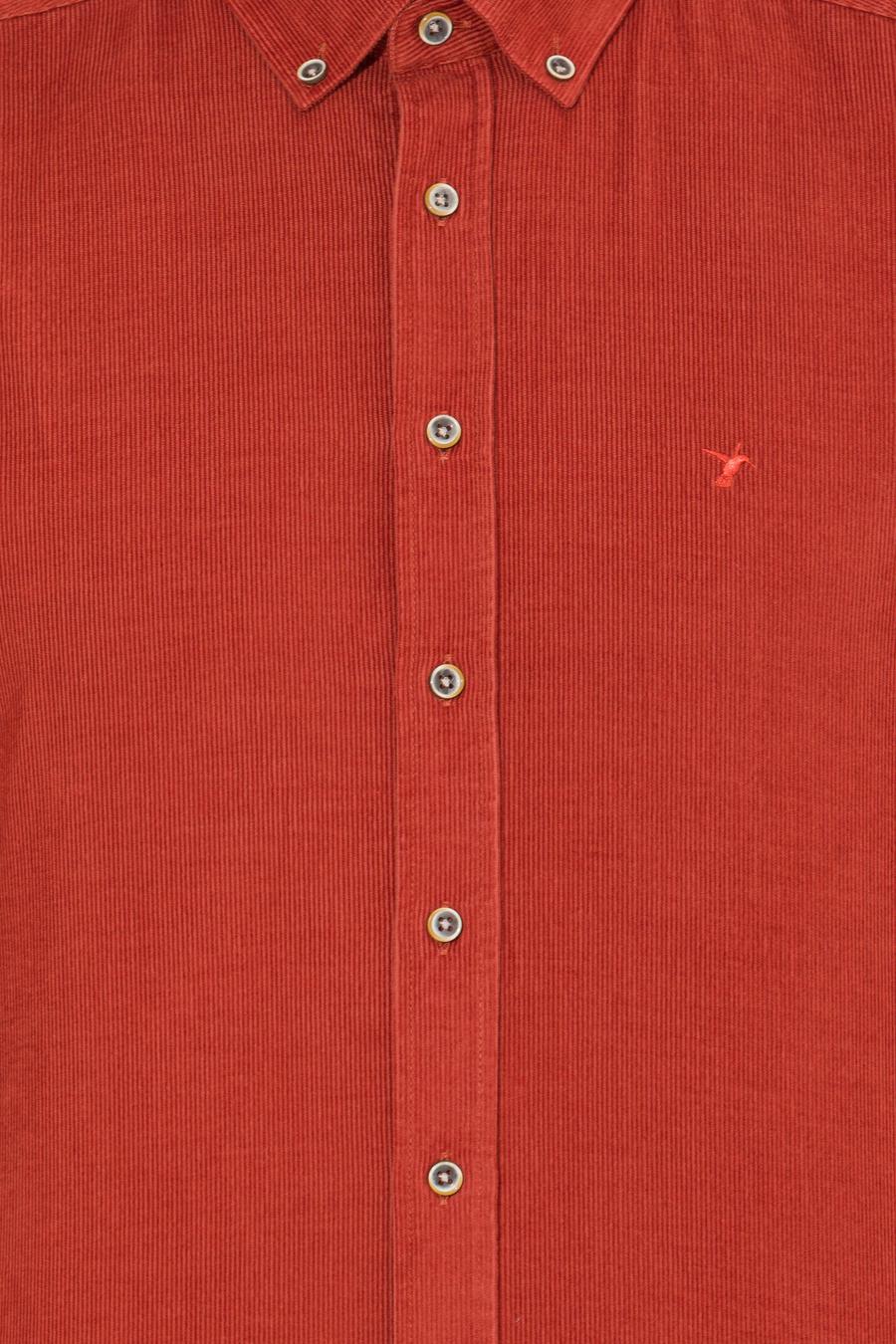Kiremit Slim Fit Uzun Kollu Gömlek - 50257239354