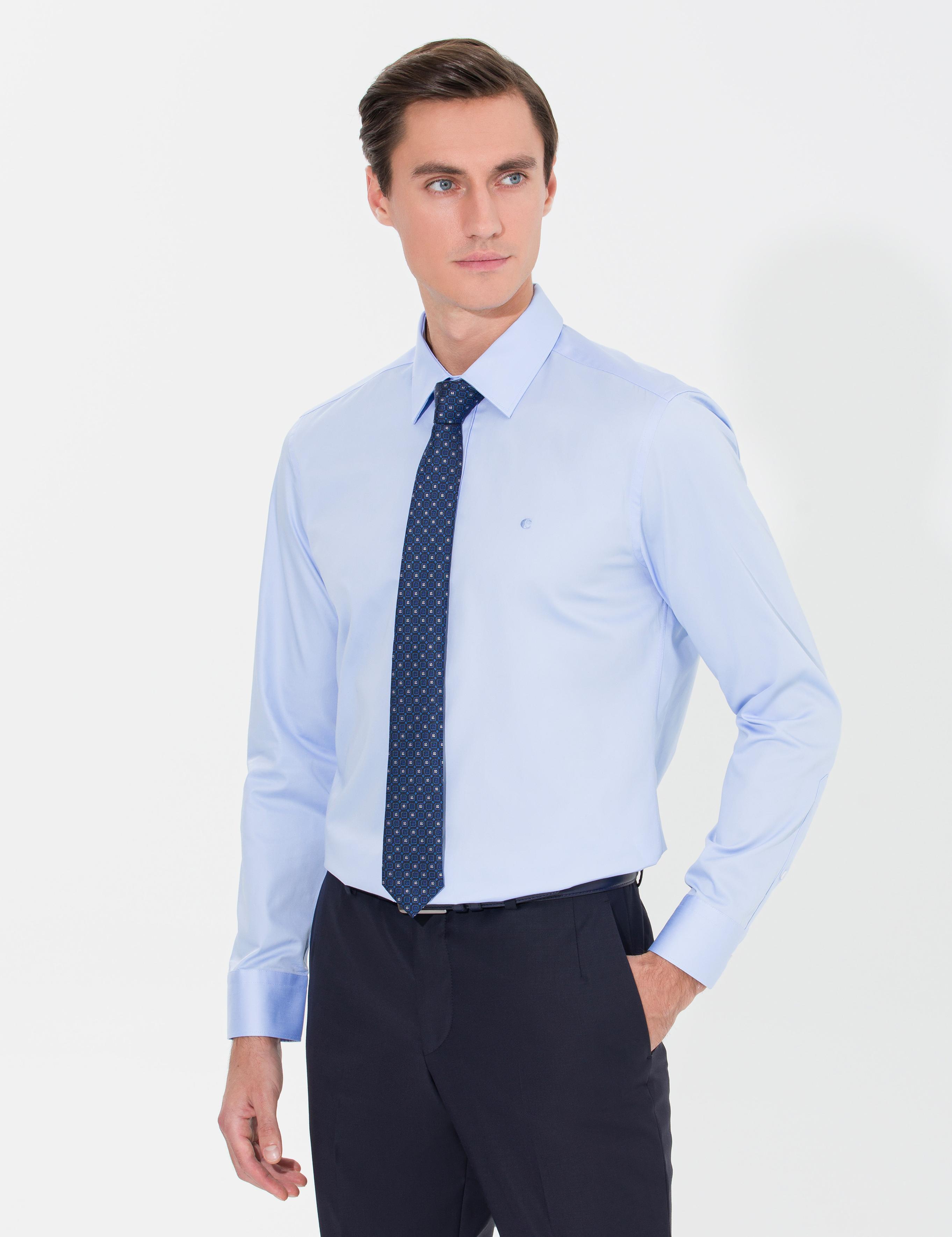 Mavi Slim Fit Uzun Kollu Basic Gömlek - 50268503038