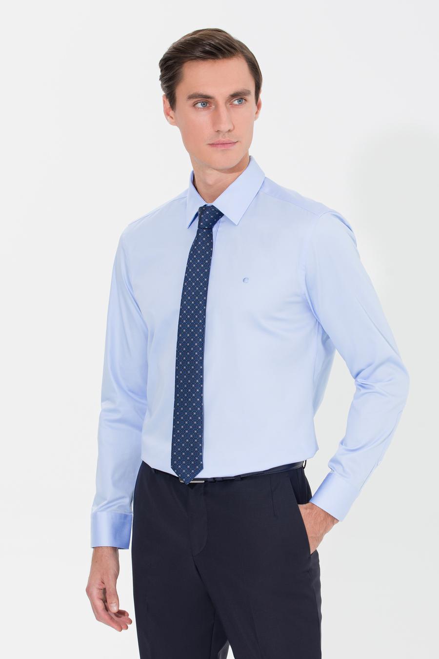Mavi Slim Fit Uzun Kollu Basic Gömlek - 50268503038