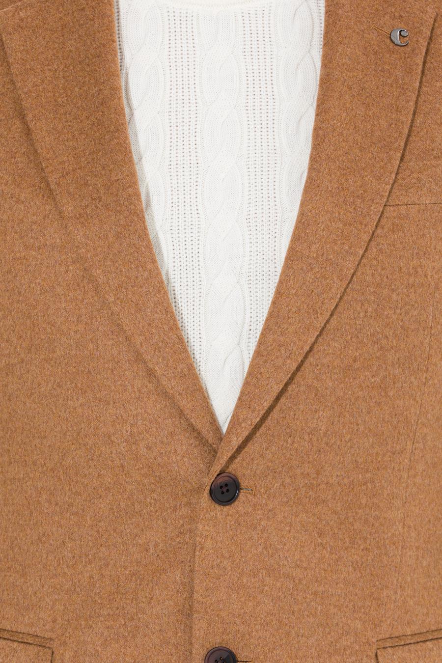 Camel Slim Fit Kaşmir Ceket - 50258856008