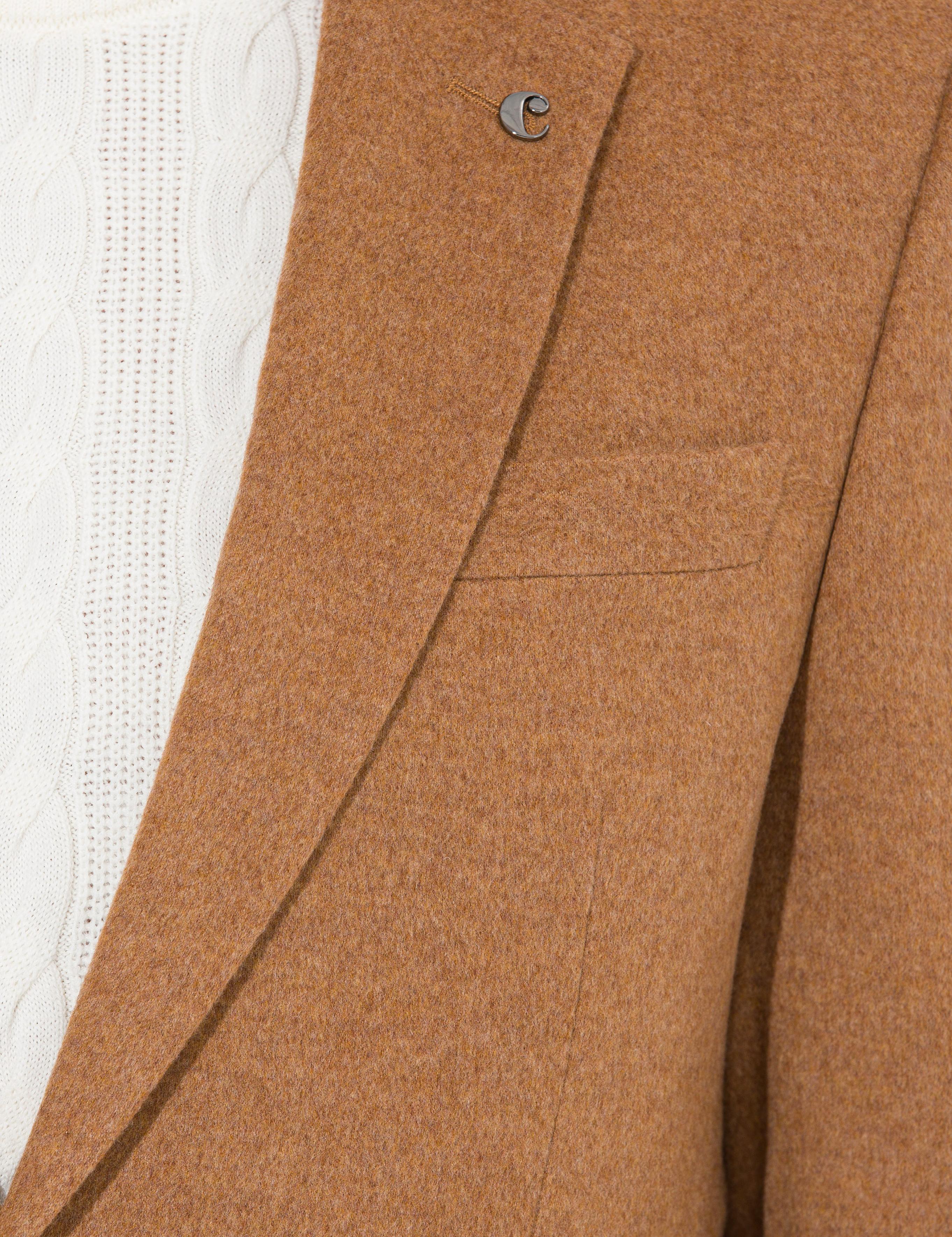 Camel Slim Fit Kaşmir Ceket - 50258856008