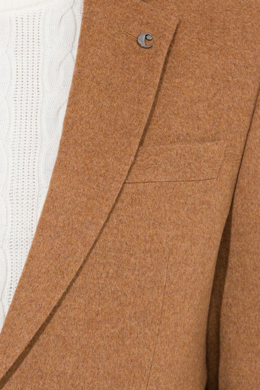 Camel Slim Fit Kaşmir Ceket - 50258856008
