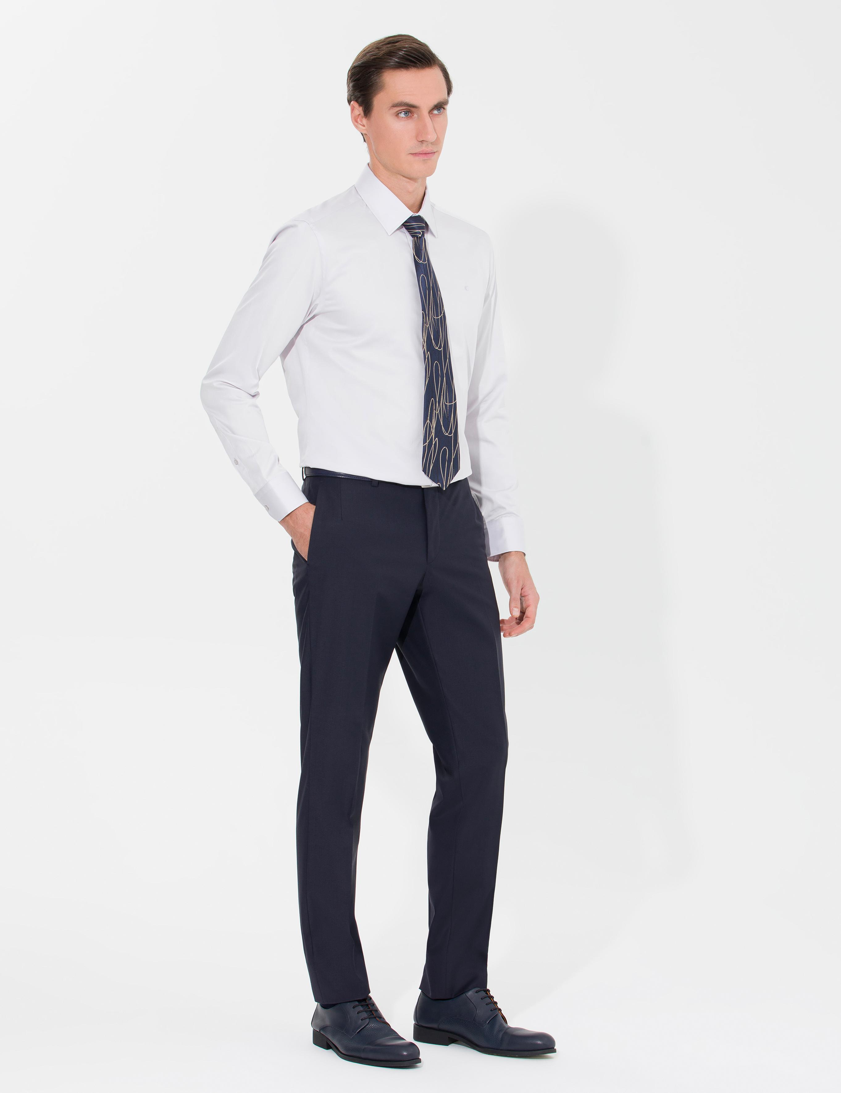 Açık Gri Slim Fit Uzun Kollu Basic Gömlek - 50268503091