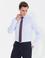 Açık Mavi Slim Fit Uzun Kollu Basic Gömlek