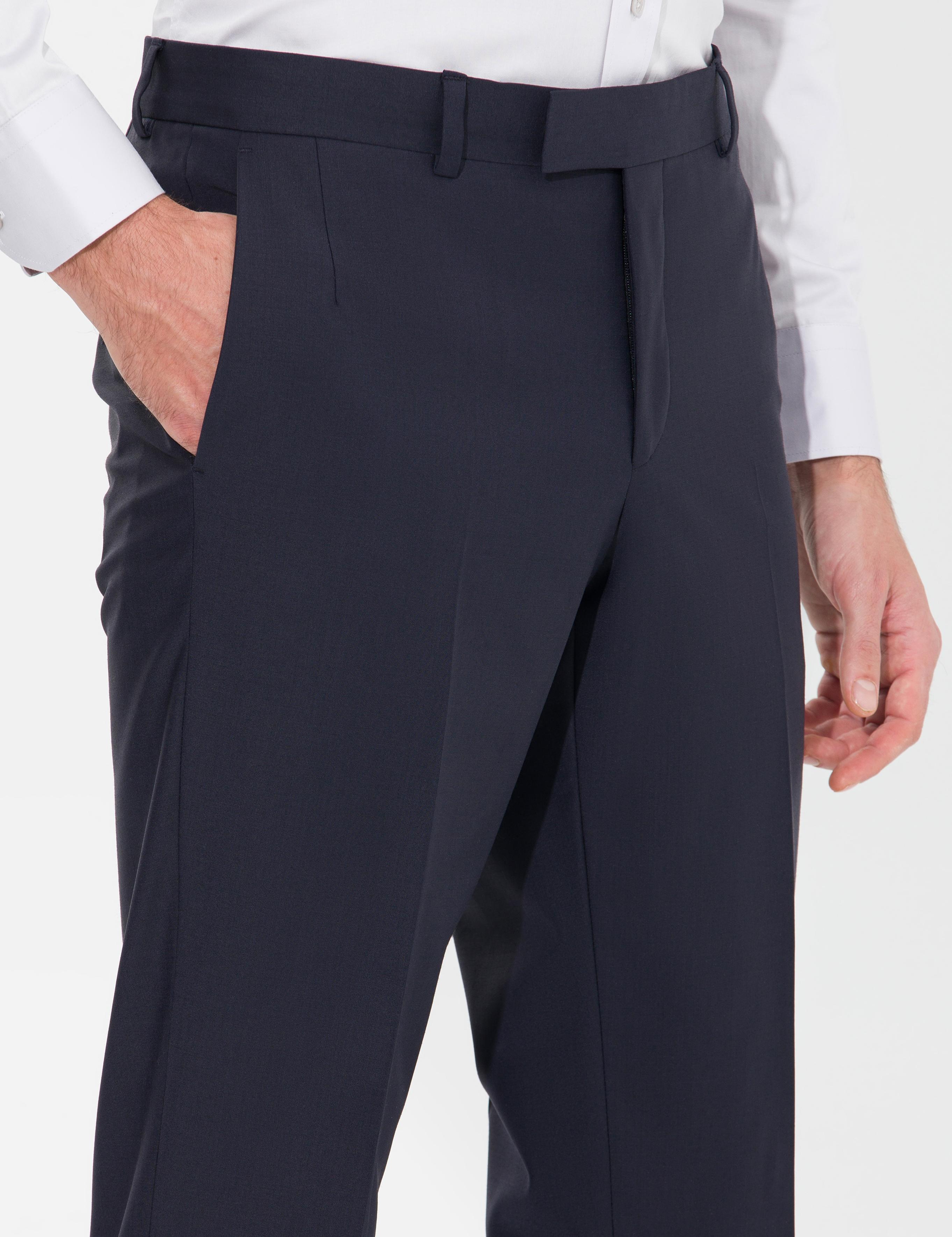 Lacivert Slim Fit Kumaş Pantolon - 50261107018