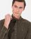 Haki Slim Fit Uzun Kollu Gömlek
