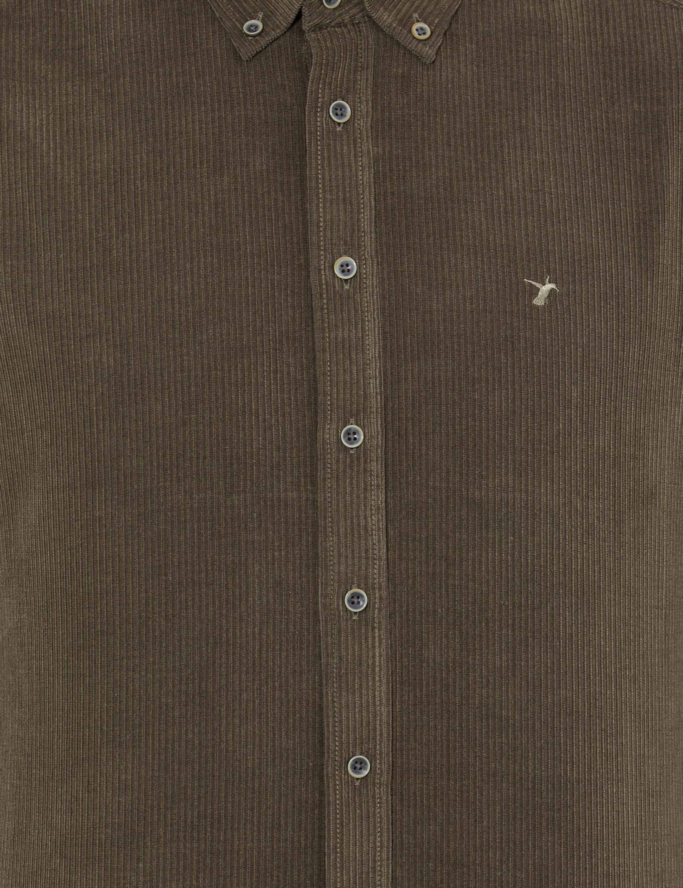 Haki Slim Fit Uzun Kollu Gömlek - 50262889068