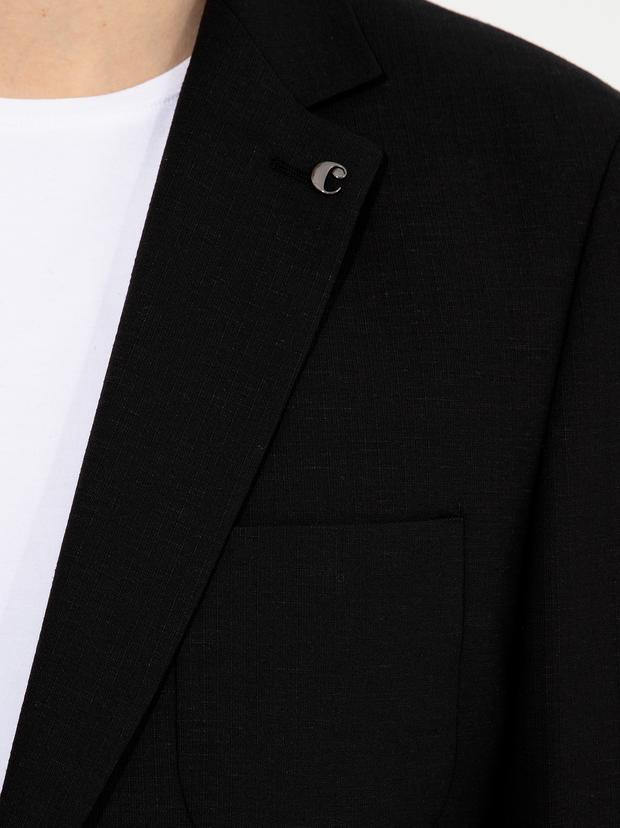 Siyah Slim Fit Ceket