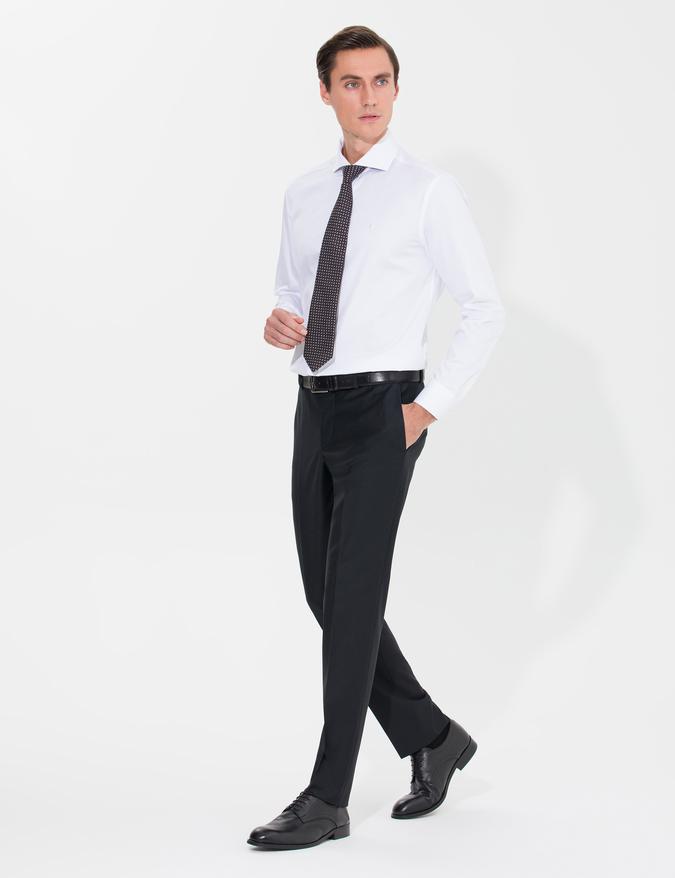 Siyah Slim Fit Kumaş Pantolon