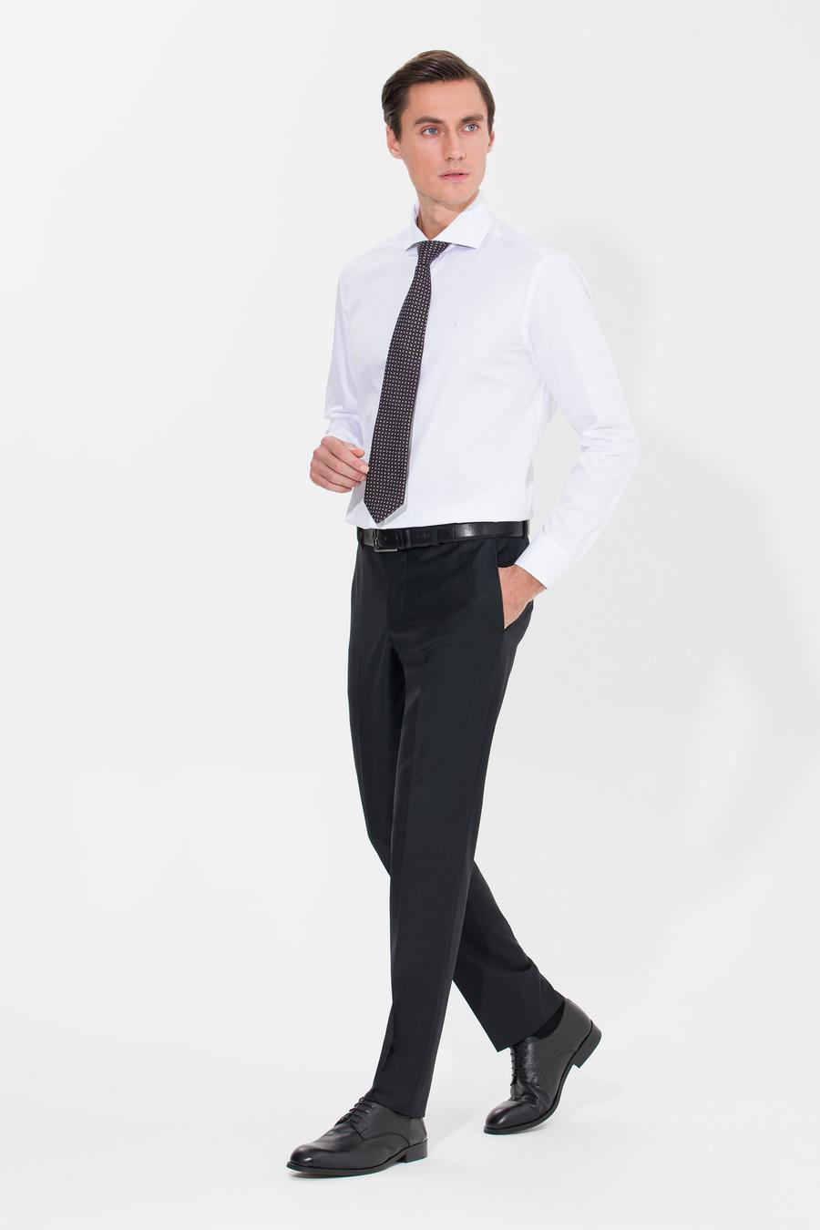 Siyah Slim Fit Kumaş Pantolon - 50261107002