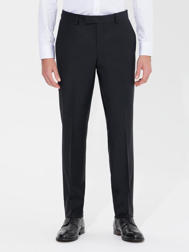 Siyah Slim Fit Kumaş Pantolon