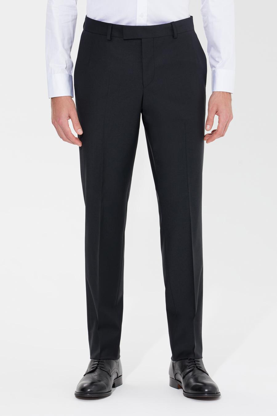 Siyah Slim Fit Kumaş Pantolon - 50261107002