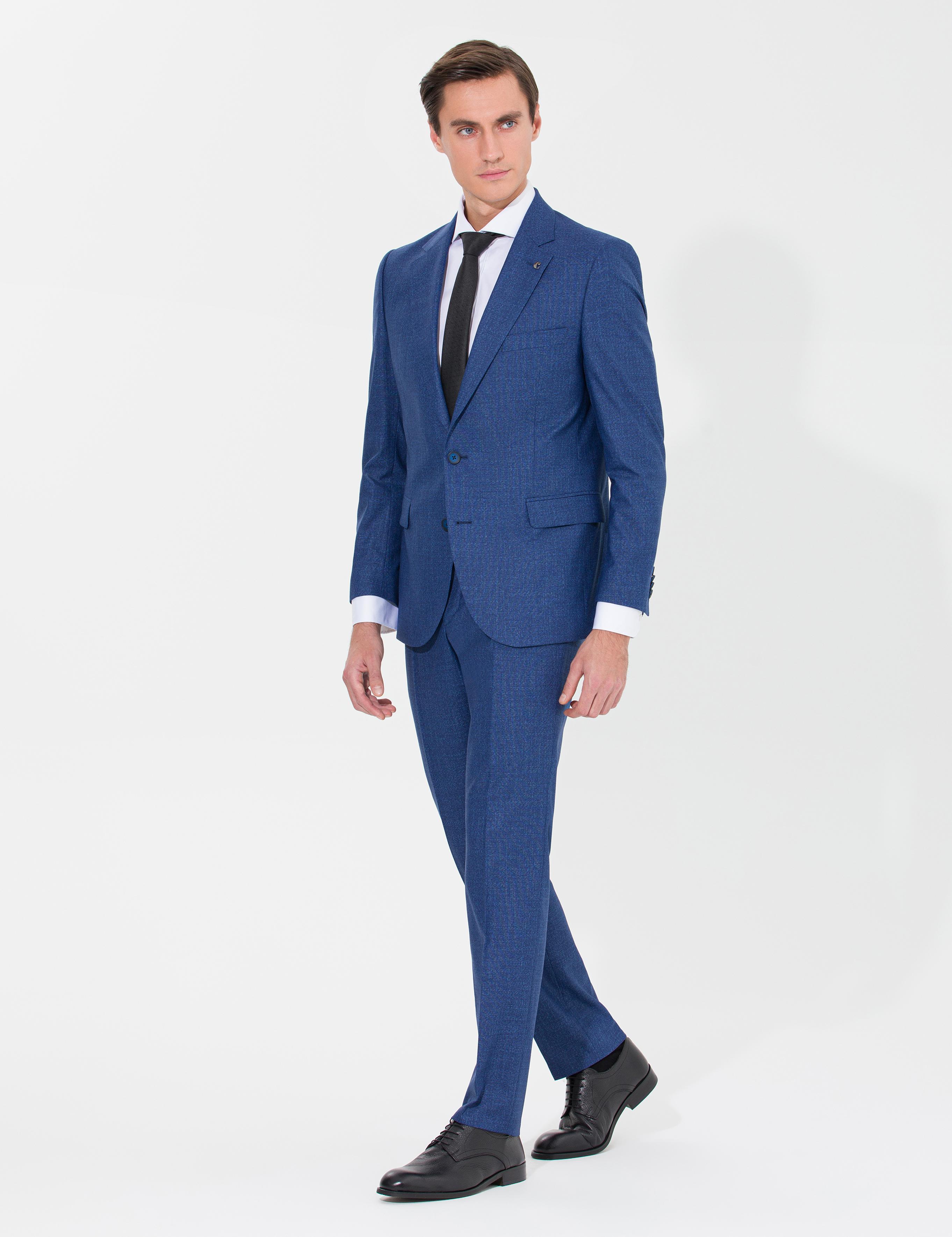 İndigo Slim Fit Takım Elbise - 50265037038