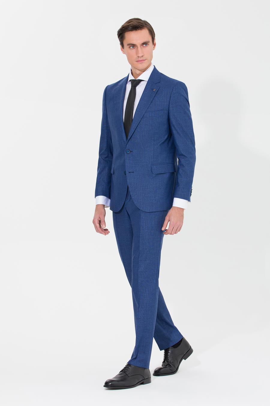 İndigo Slim Fit Takım Elbise - 50265037038
