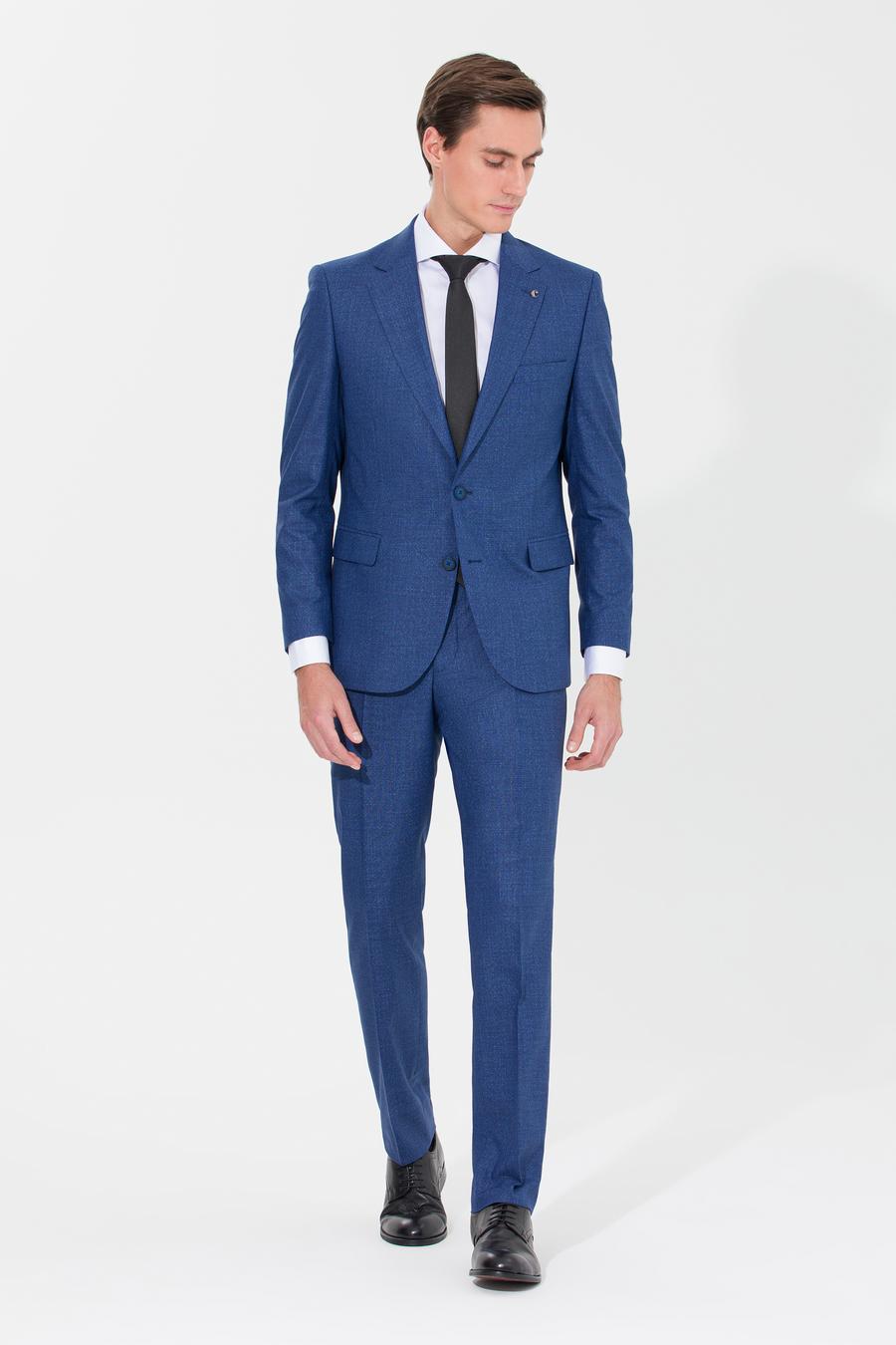 İndigo Slim Fit Takım Elbise - 50265037038
