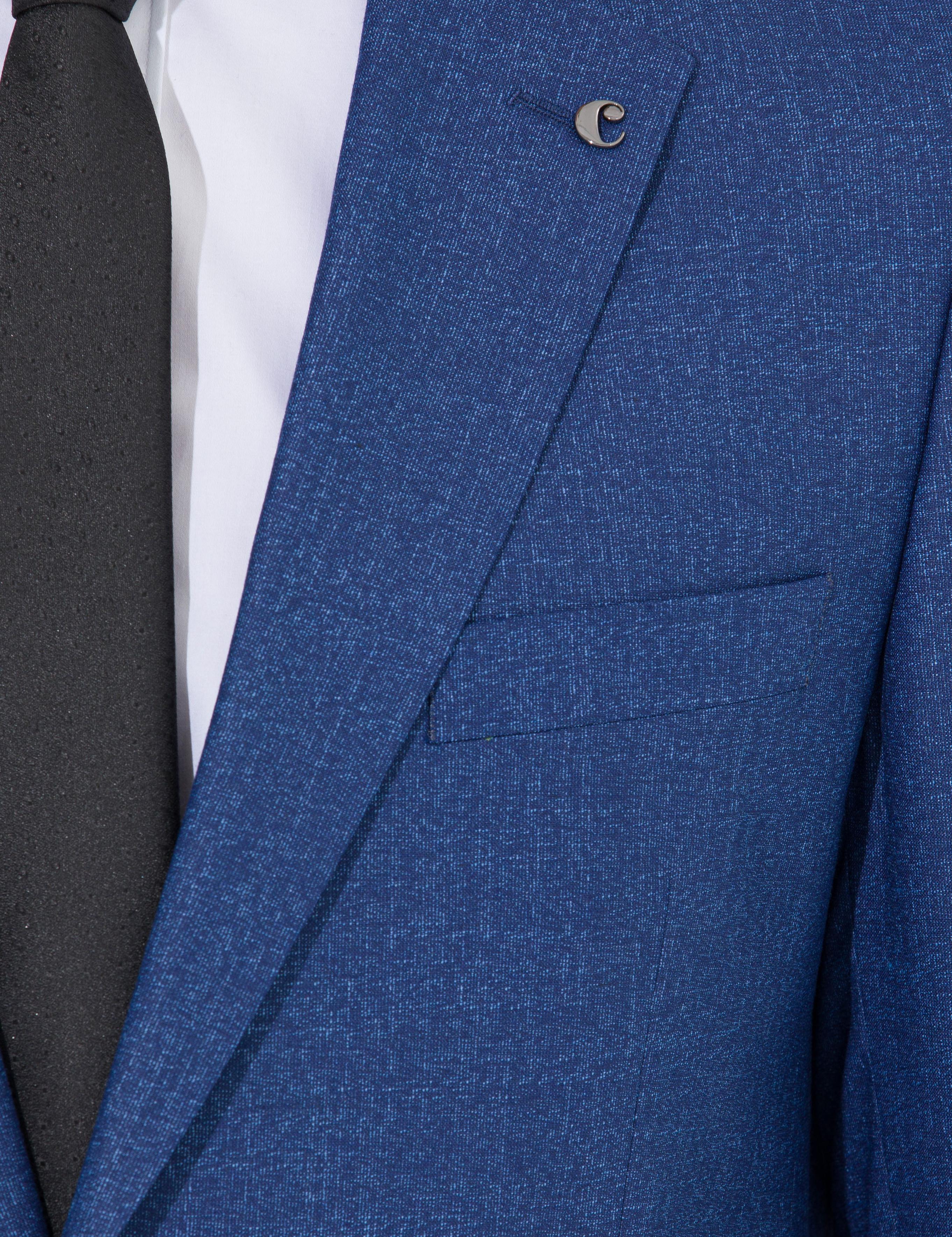 İndigo Slim Fit Takım Elbise - 50265037038