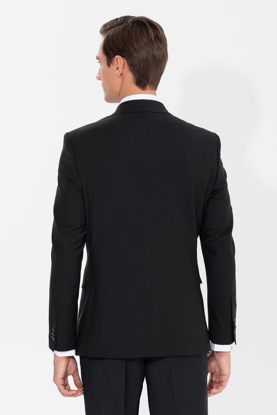 Siyah Slim Fit Ceket - 50266998041
