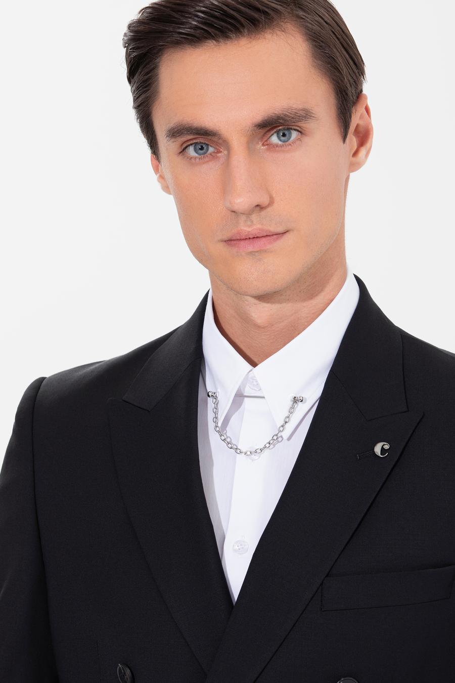 Siyah Slim Fit Ceket - 50266998041