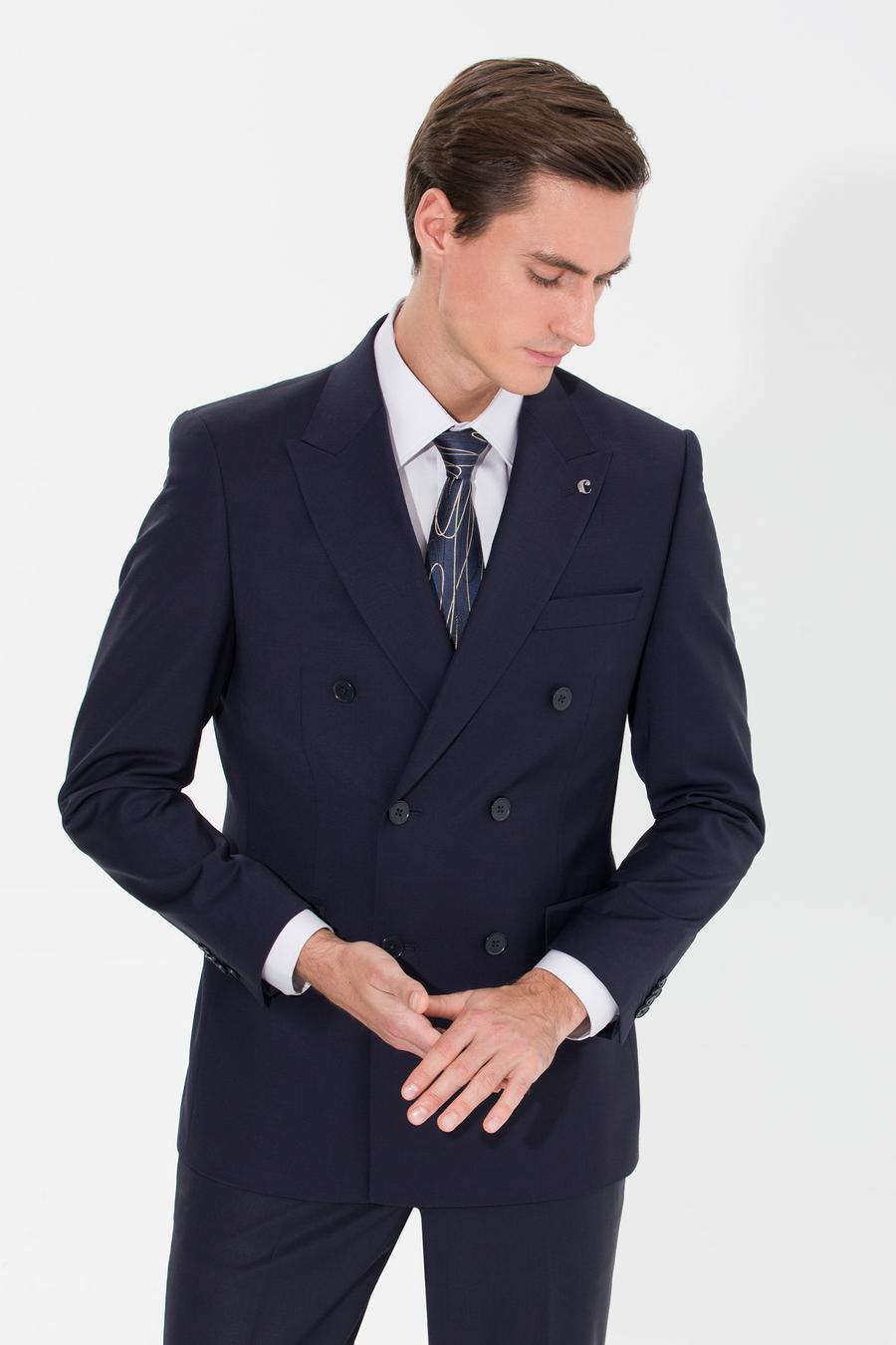Lacivert Slim Fit Ceket - 50266998020