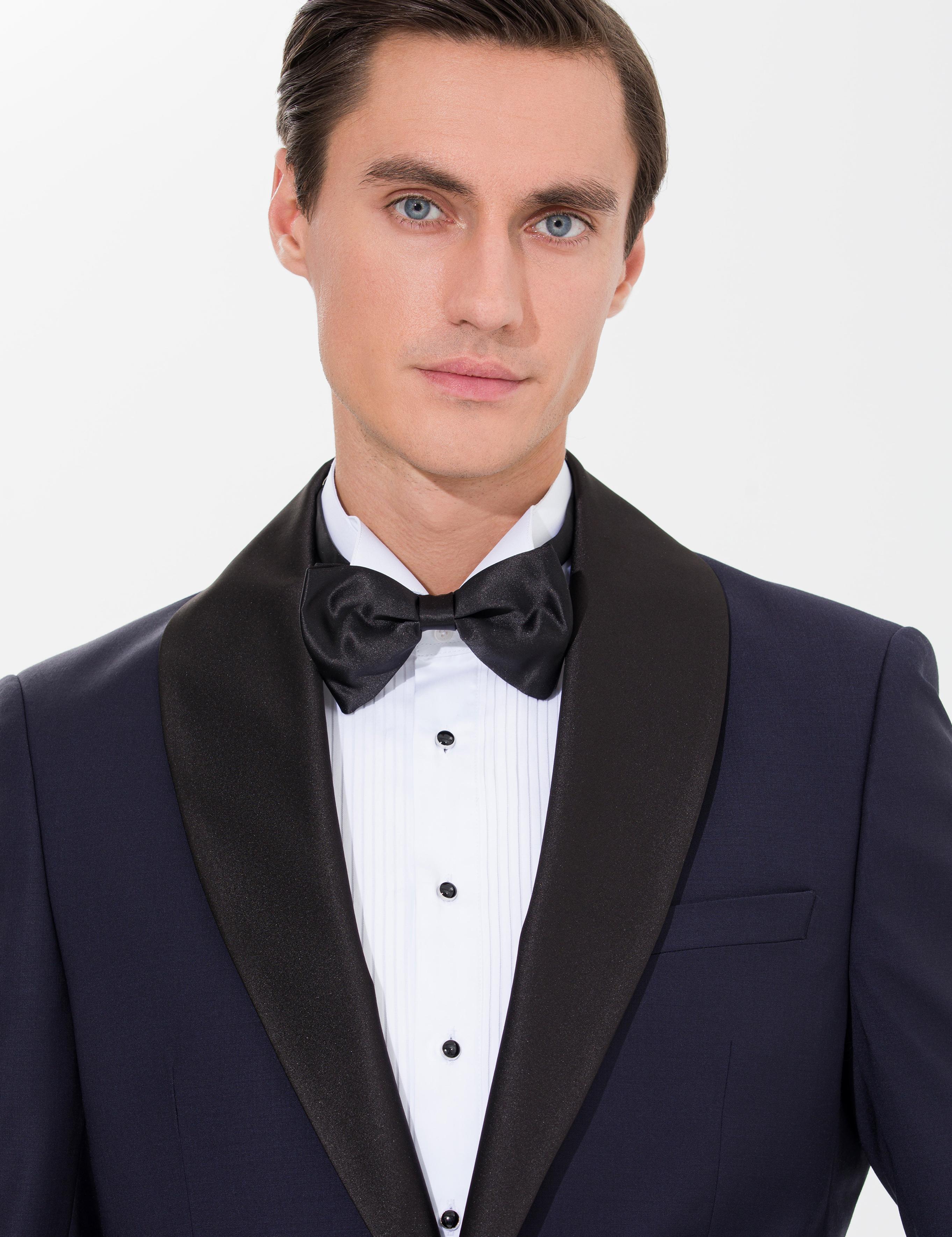 Lacivert Slim Fit Smokin Ceket - 50266999080