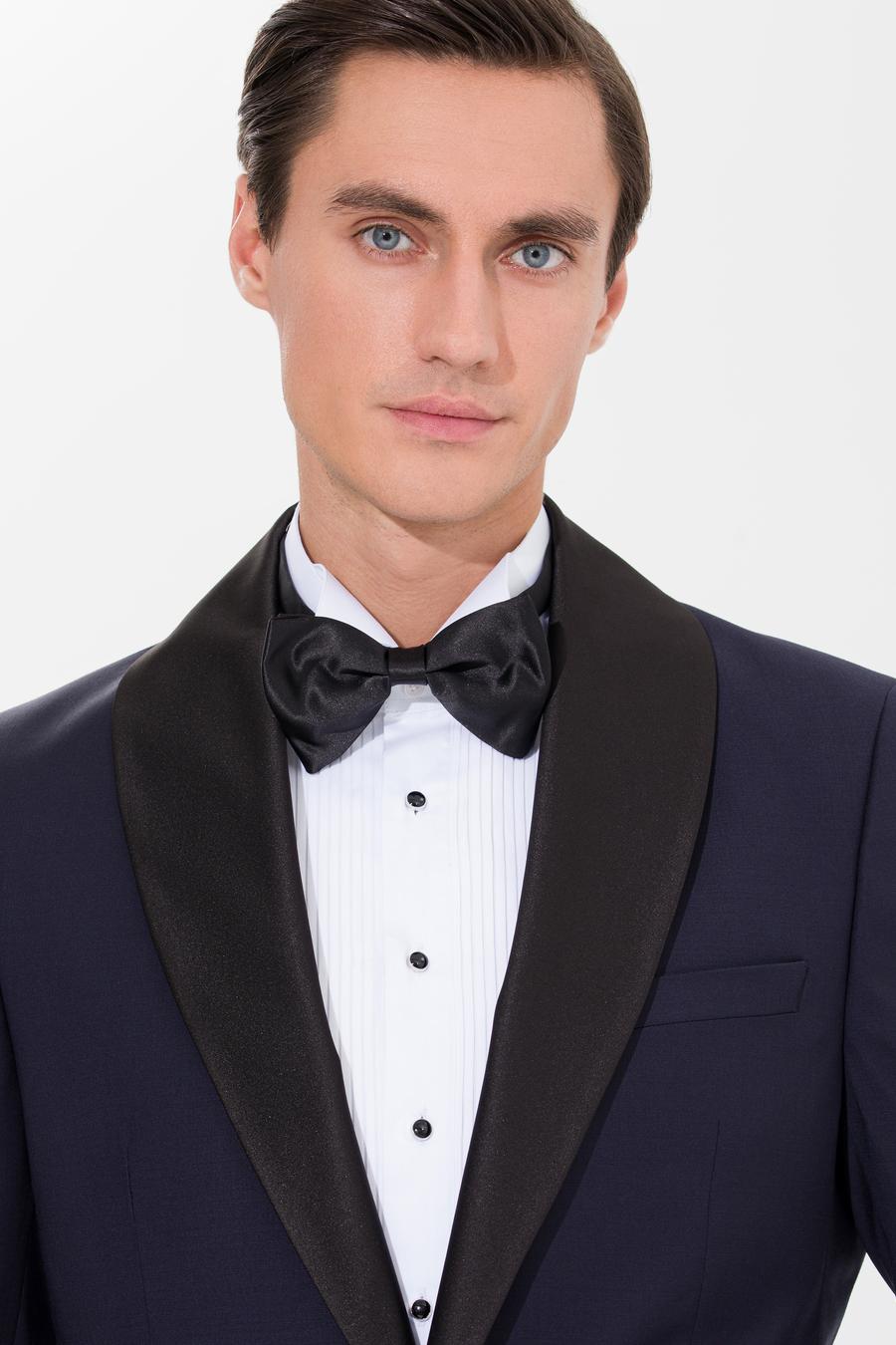 Lacivert Slim Fit Smokin Ceket - 50266999080
