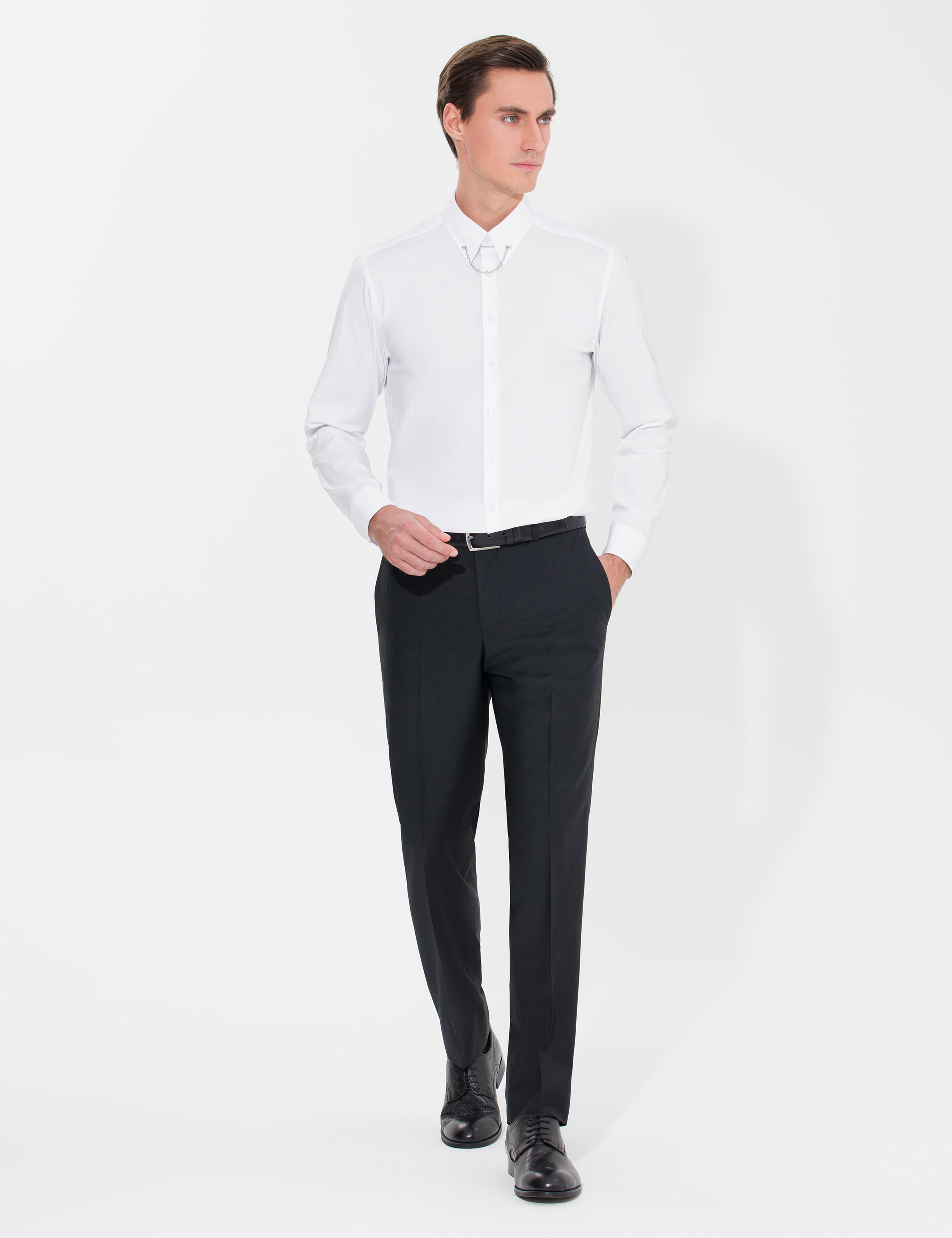 Beyaz Slim Fit Smokin Gömlek - 50270056004