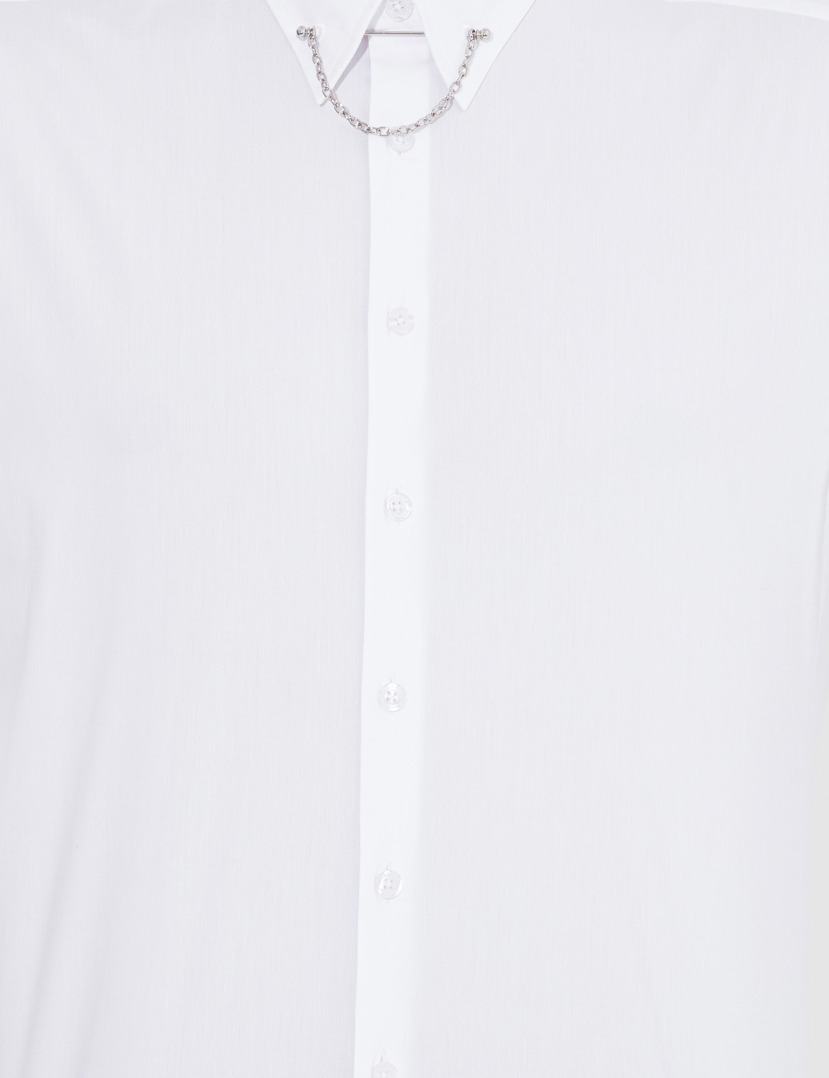 Beyaz Slim Fit Smokin Gömlek - 50270056004