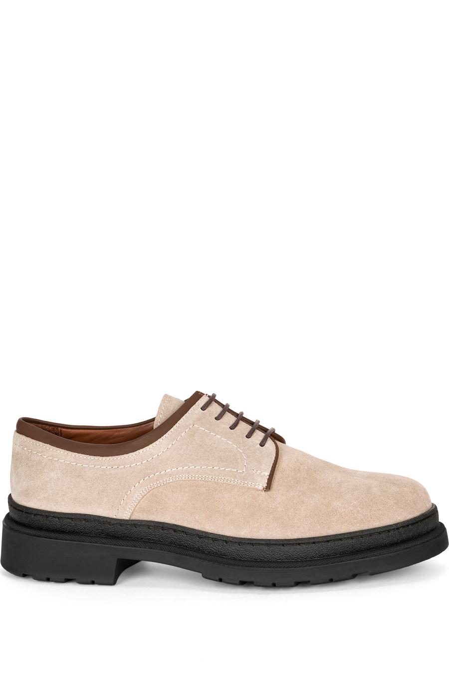 Bej %100 Deri Smart Casual Ayakkabı - 50259731021