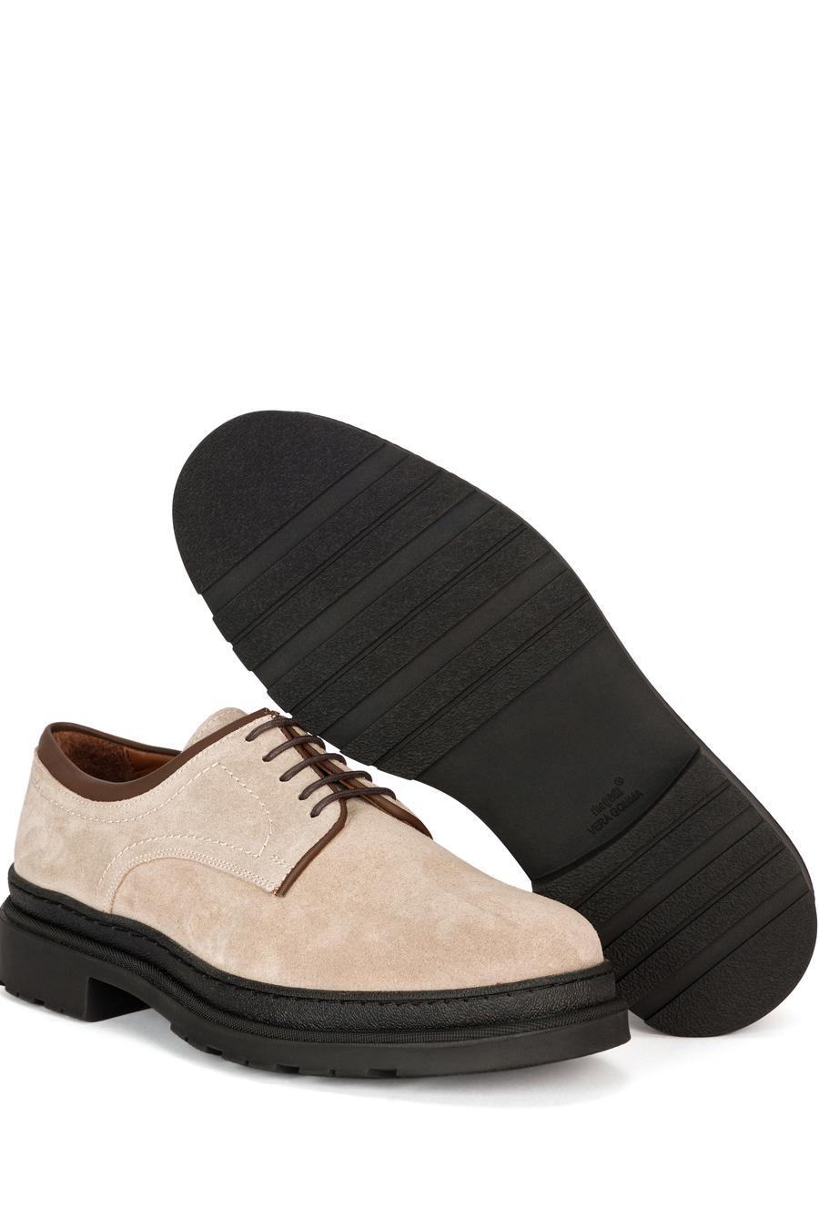 Bej %100 Deri Smart Casual Ayakkabı - 50259731021