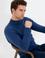 İndigo Slim Fit Çeyrek Balıkçı Yaka Basic Triko Kazak
