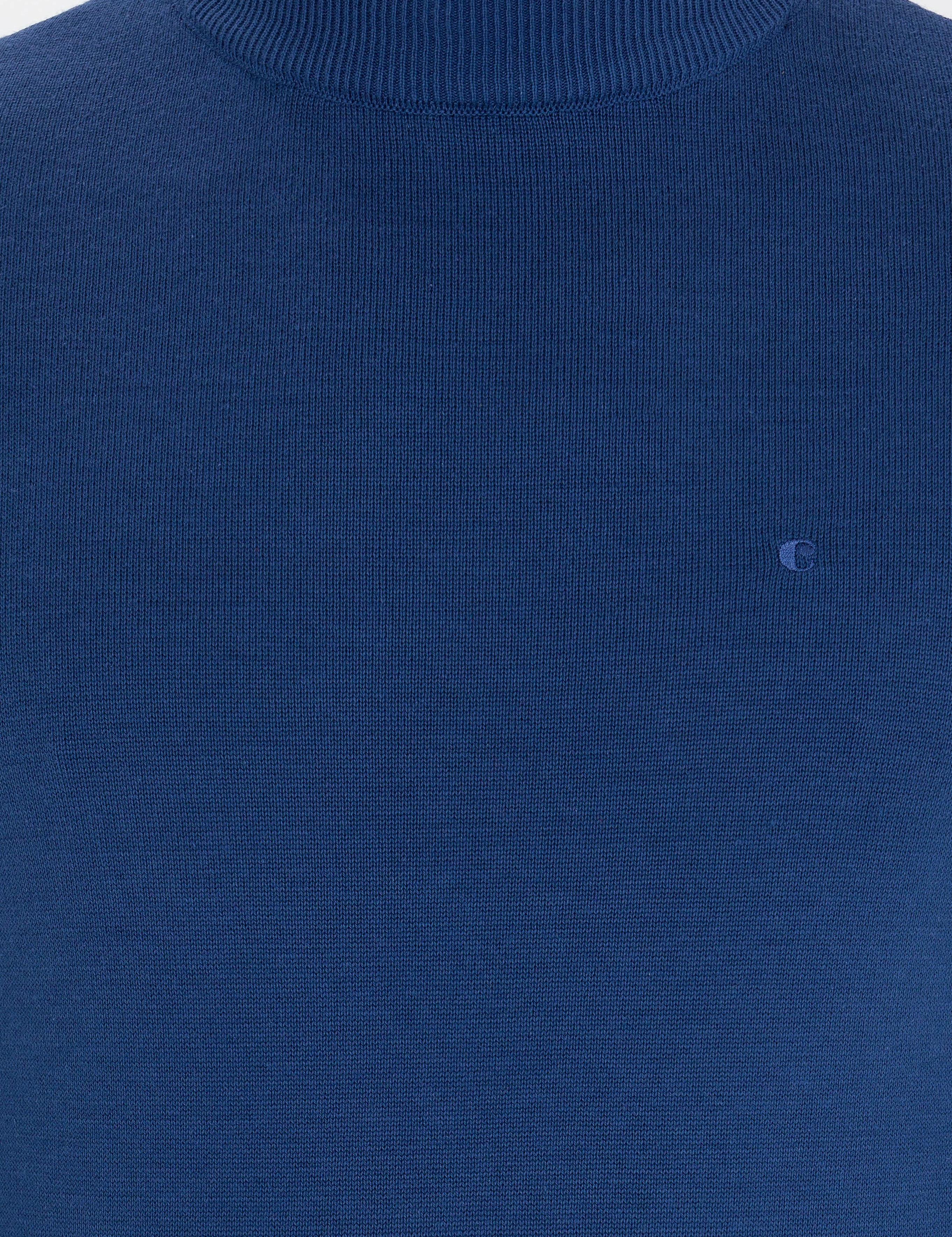 İndigo Slim Fit Çeyrek Balıkçı Yaka Basic Triko Kazak - 50260846049