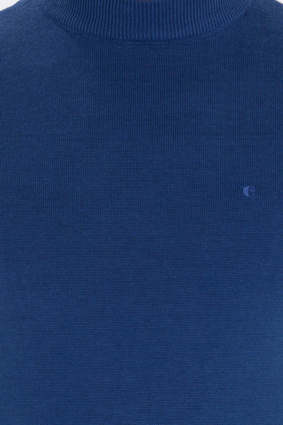 İndigo Slim Fit Çeyrek Balıkçı Yaka Basic Triko Kazak - 50260846049