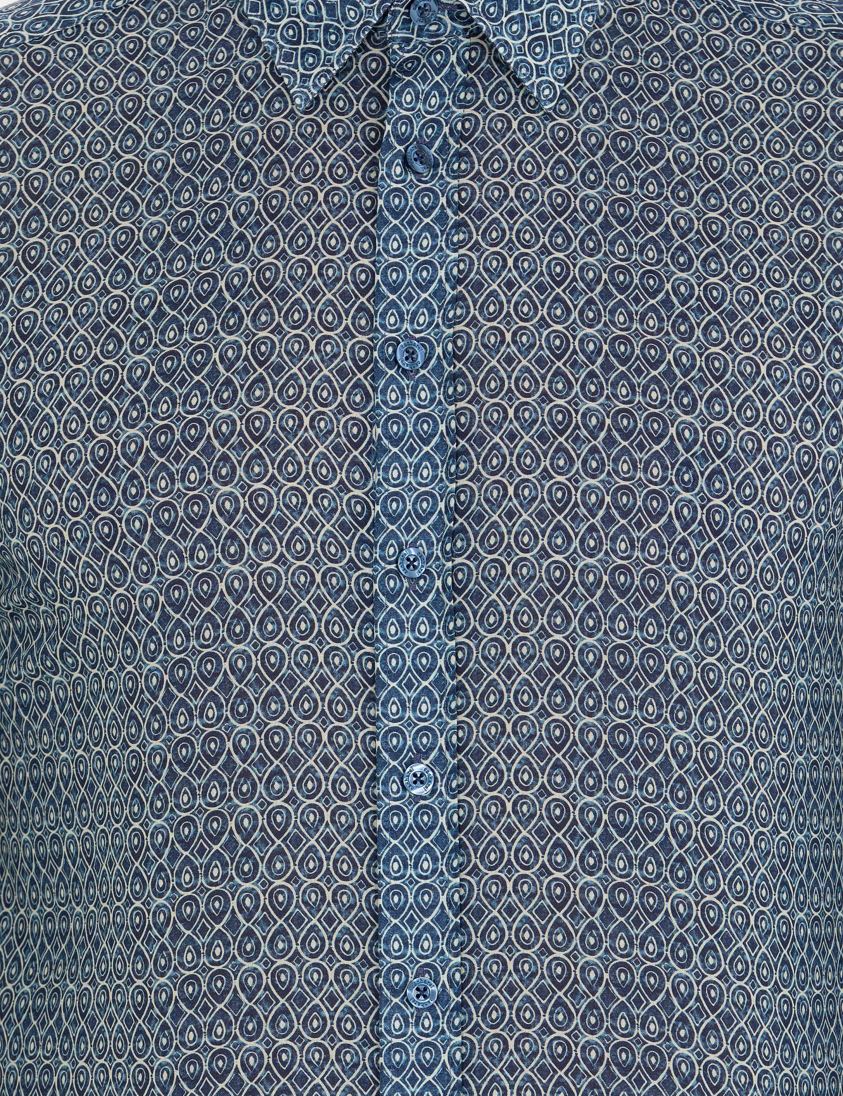Petrol Slim Fit Uzun Kollu Gömlek - 50265454039