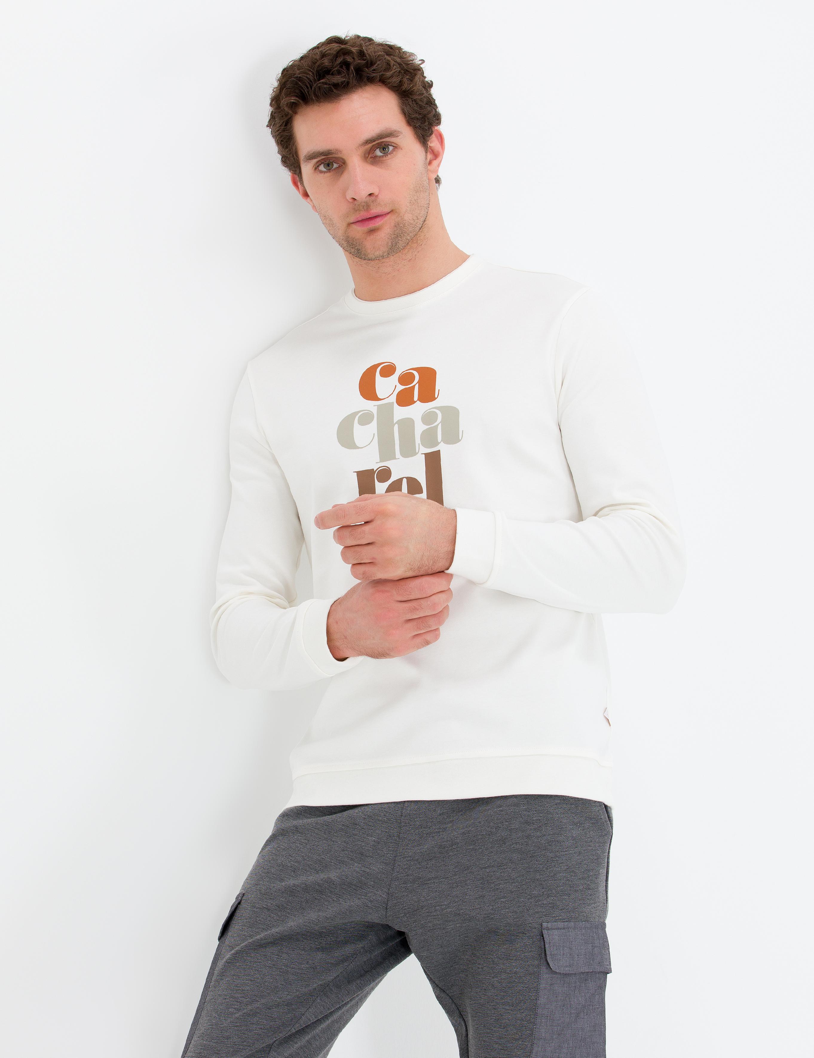 Beyaz Sweatshirt - 50265559009