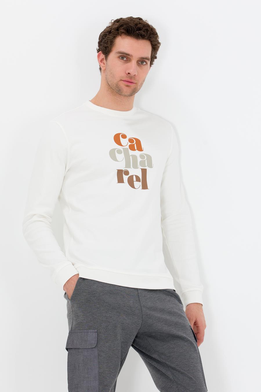 Beyaz Sweatshirt - 50265559009