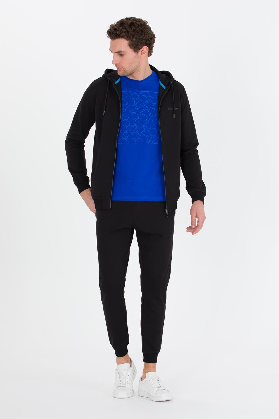 Siyah New Slim Fit Eşofman Altı - 50265569029